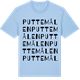 Blue Soul t-shirt med Puttemålen ordlek t-shirt