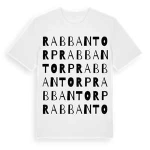 Rabbantorp ordlek t-shirt – ekologisk bomull t-shirt från Pinshirt