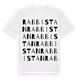 Rabbistan ordlek t-shirt