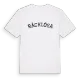 Råcklösa böjd t-shirt