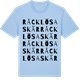 Blue Soul t-shirt med Råcklösaskär ordlek t-shirt