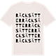 Vintage White t-shirt med Räcksätter ordlek t-shirt