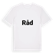 Råd fetstil t-shirt
