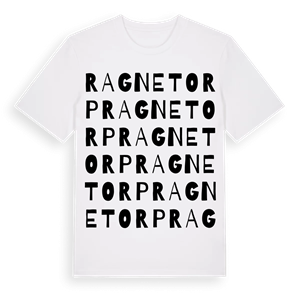 Ragnetorp ordlek t-shirt – ekologisk bomull t-shirt från Pinshirt