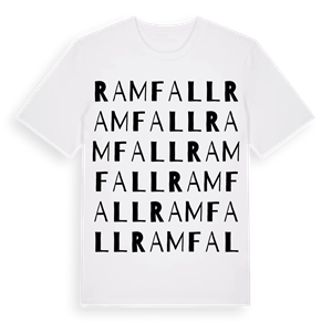 Ramfall ordlek t-shirt – ekologisk bomull t-shirt från Pinshirt