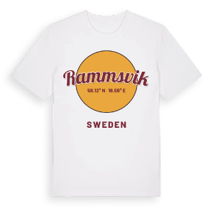 Rammsvik cirkel t-shirt – ekologisk bomull t-shirt från Pinshirt