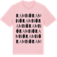 Pink Cotton t-shirt med Ramnö ordlek t-shirt