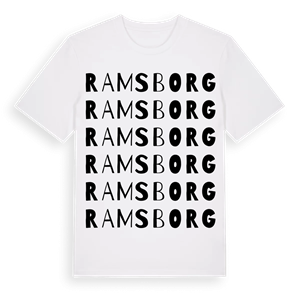 Ramsborg ordlek t-shirt – ekologisk bomull t-shirt från Pinshirt