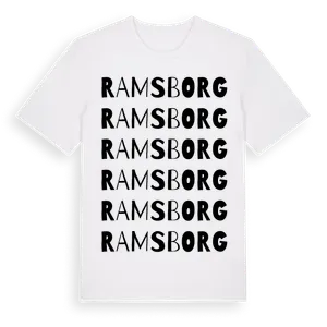 Ramsborg ordlek t-shirt – ekologisk bomull t-shirt från Pinshirt