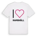 Jag älskar Ramshäll t-shirt stort tryck