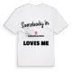 Någon i Ramshällslyckan älskar mig t-shirt