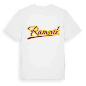 Ramsvik baseball t-shirt – ekologisk bomull t-shirt från Pinshirt