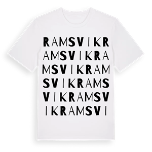Ramsvik ordlek t-shirt – ekologisk bomull t-shirt från Pinshirt