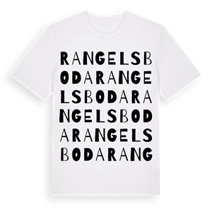 Rangelsboda ordlek t-shirt – ekologisk bomull t-shirt från Pinshirt