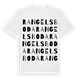 Rangelsboda ordlek t-shirt
