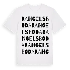 Rangelsboda ordlek t-shirt – ekologisk bomull t-shirt från Pinshirt