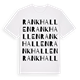 Rankhallen ordlek t-shirt