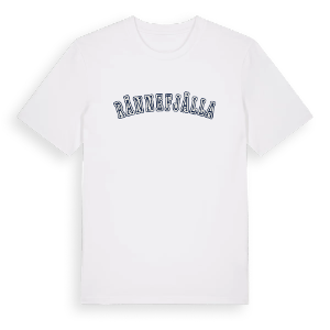 Rännefjälla college t-shirt – ekologisk bomull t-shirt från Pinshirt