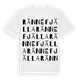 Rännefjälla ordlek t-shirt