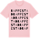 Pink Cotton t-shirt med Rappestad ordlek t-shirt