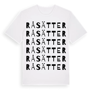 Råsätter ordlek t-shirt – ekologisk bomull t-shirt från Pinshirt