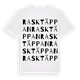Rasktäppan ordlek t-shirt