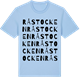 Blue Soul t-shirt med Råstocken ordlek t-shirt