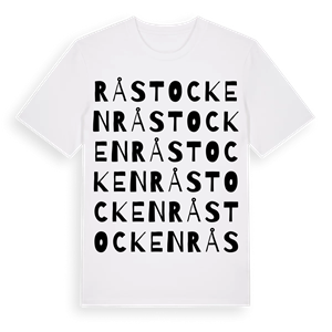 Råstocken ordlek t-shirt – ekologisk bomull t-shirt från Pinshirt