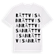 Rättvisan ordlek t-shirt