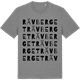 Mid Heather Gray t-shirt med Rävberget ordlek t-shirt