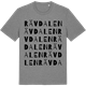 Mid Heather Gray t-shirt med Rävdalen ordlek t-shirt