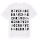 White t-shirt med Rävehagen ordlek t-shirt