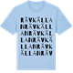 Blue Soul t-shirt med Rävkällan ordlek t-shirt