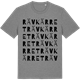 Mid Heather Gray t-shirt med Rävkärret ordlek t-shirt