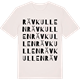 Vintage White t-shirt med Rävkullen ordlek t-shirt