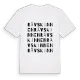 Rävskinnen ordlek t-shirt