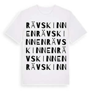Rävskinnen ordlek t-shirt – ekologisk bomull t-shirt från Pinshirt