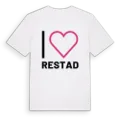 Jag älskar Restad t-shirt stort tryck
