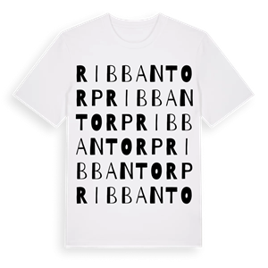 Ribbantorp ordlek t-shirt – ekologisk bomull t-shirt från Pinshirt