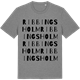 Mid Heather Gray t-shirt med Ribbingsholm ordlek t-shirt
