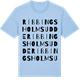 Blue Soul t-shirt med Ribbingsholms udde ordlek t-shirt