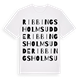 Ribbingsholms udde ordlek t-shirt