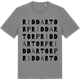 Mid Heather Gray t-shirt med Riddartorp ordlek t-shirt