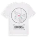 White t-shirt med Rimforsa t-shirt