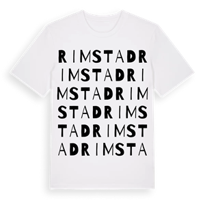 Rimstad ordlek t-shirt – ekologisk bomull t-shirt från Pinshirt