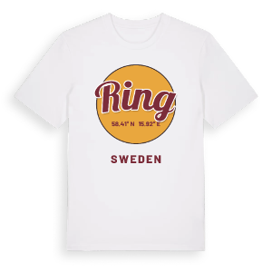 Ring cirkel t-shirt – ekologisk bomull t-shirt från Pinshirt