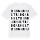 Ringarhult ordlek t-shirt