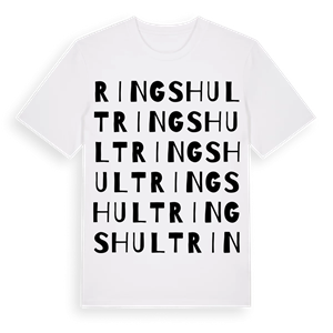 Ringshult ordlek t-shirt – ekologisk bomull t-shirt från Pinshirt