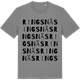 Mid Heather Gray t-shirt med Ringsnäs ordlek t-shirt