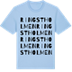 Blue Soul t-shirt med Ringstholmen ordlek t-shirt